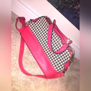 Hot pink women's handbag